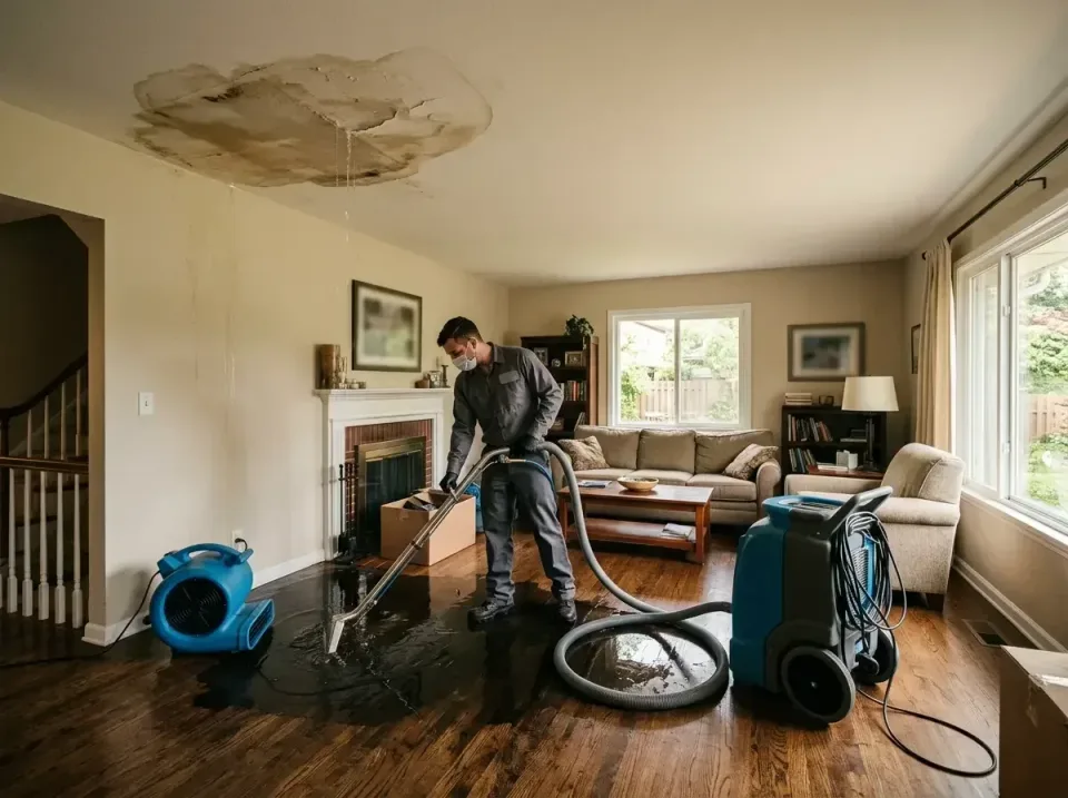 attic-pipe-burst-ceiling-drip-008 — frequently asked questions, Water Damage Restoration & Carpet Care in Bakerstown, PA